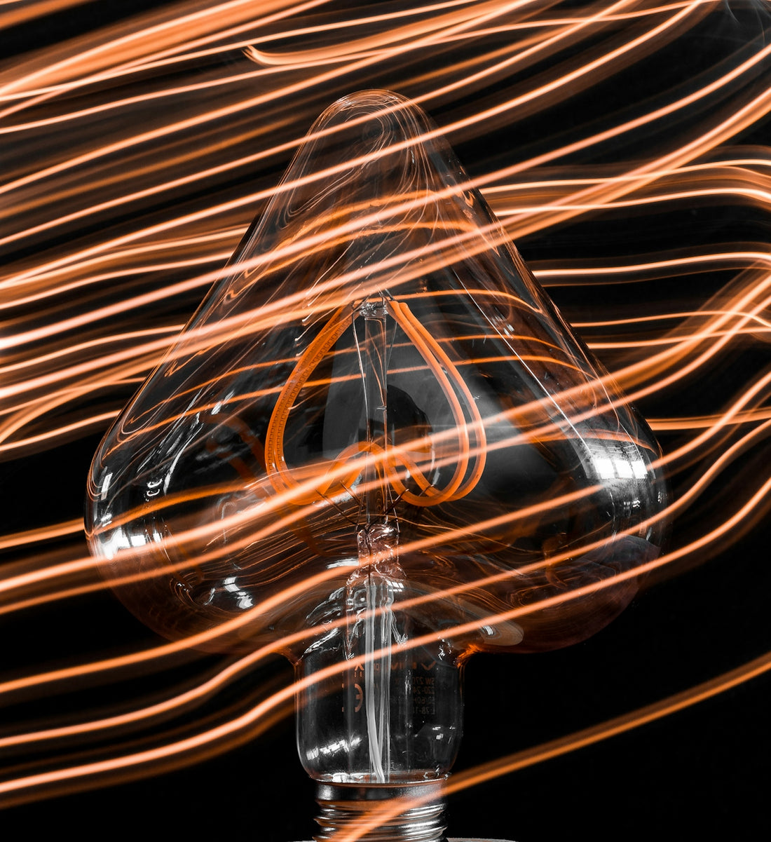 orange and white light digital wallpaper